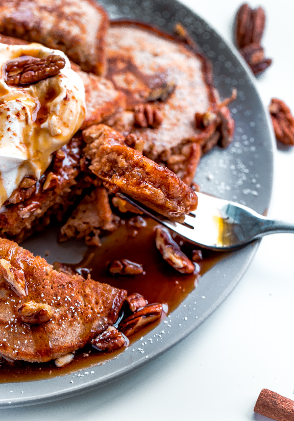 Pecan Spiced Buttermilk Pancakes