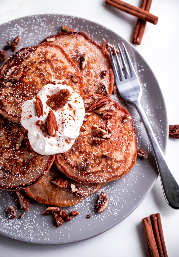 Pecan Spiced Buttermilk Pancakes