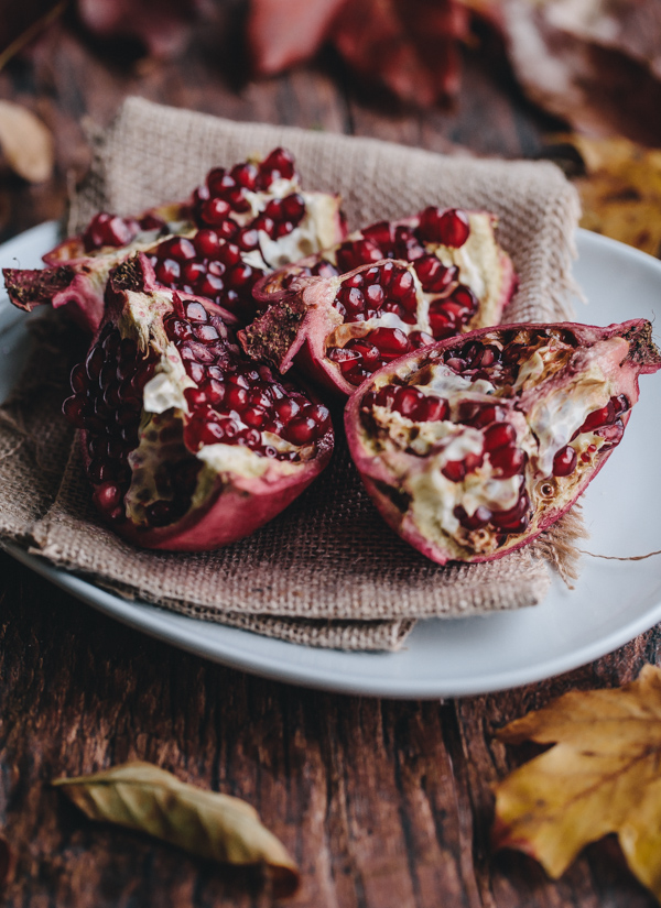 Fresh Pomegranate Halves