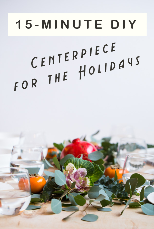 15-Minute DIY Centerpiece for the Holidays. Easy and impressive! 