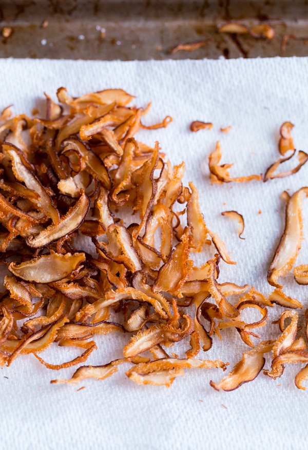 Fried Shiitake Mushrooms