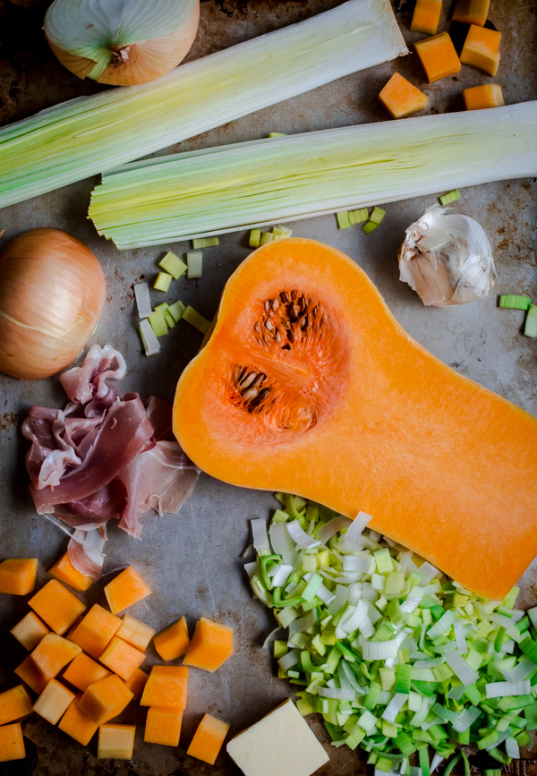 Butternut Squash and Leek Soup Ingredients