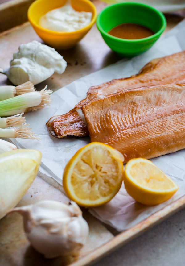 Smoket Trout Dip Ingredients