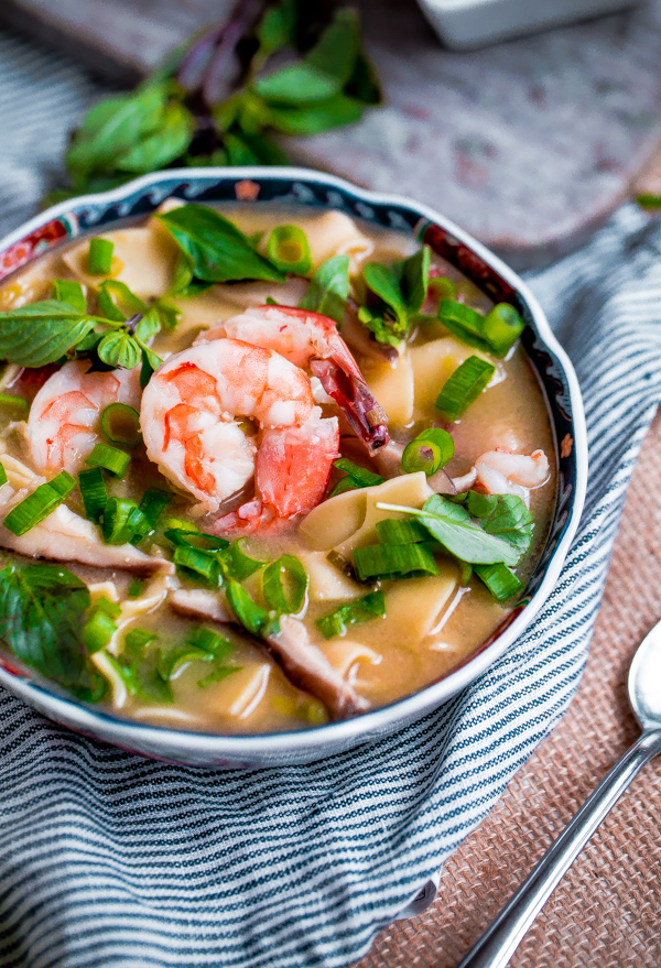 Asian Shrimp Noodle Soup