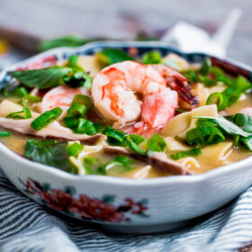 Asian Shrimp Noodle Soup