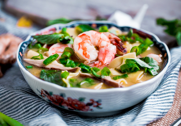 Asian Shrimp Noodle Soup