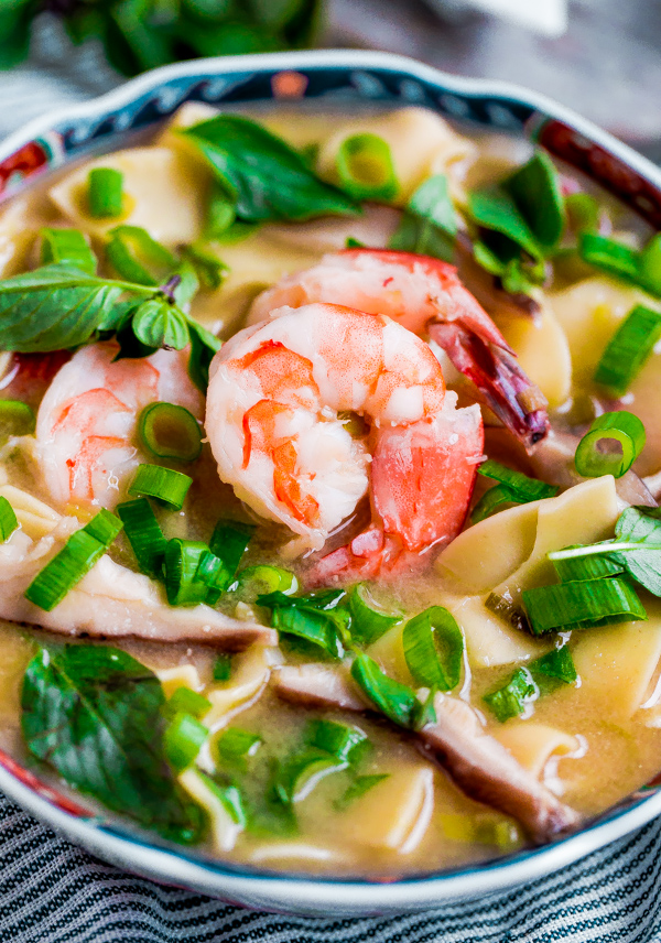 Asian Shrimp Noodle Soup