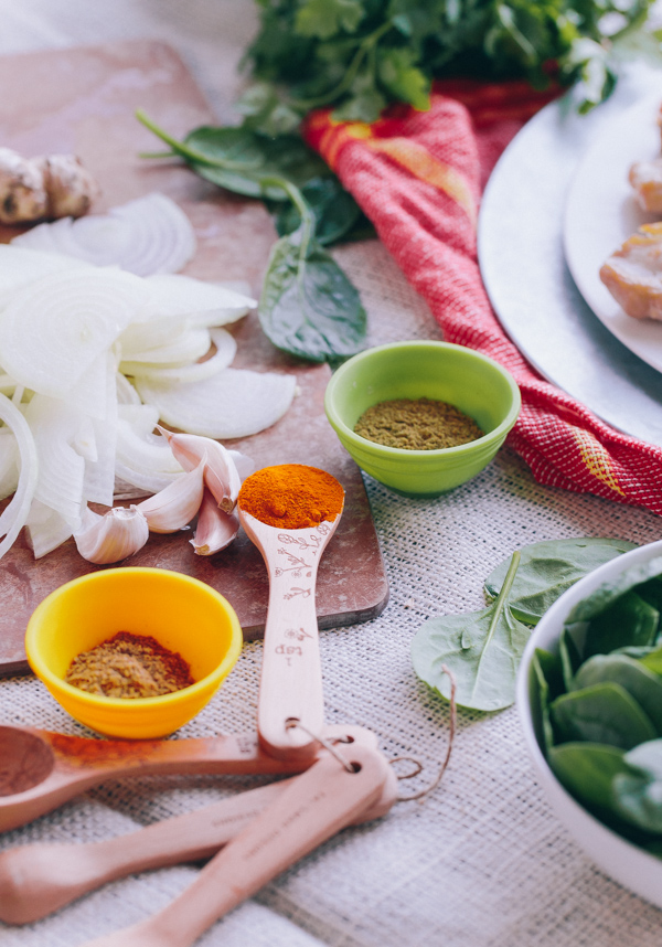 Braised Indian Chicken Ingredients