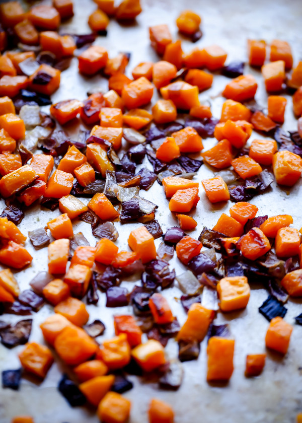 Roasted Butternut Squash and Onion