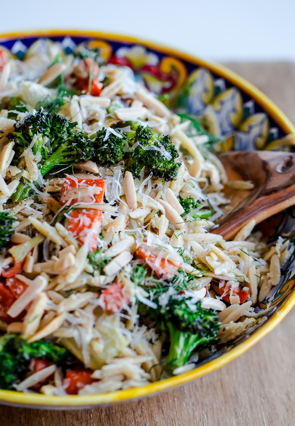 Roasted Vegetable Orzo Salad