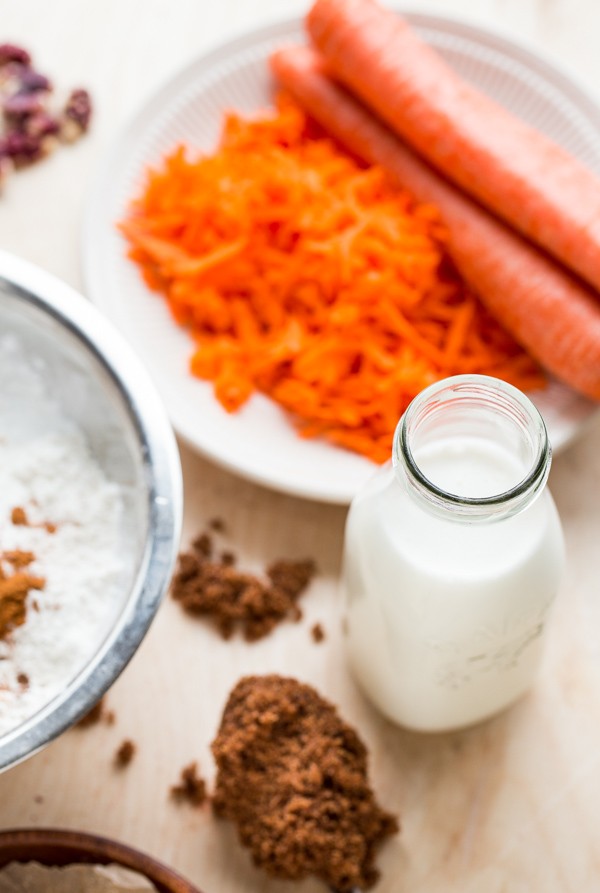 Carrot Cake Scones Ingredients