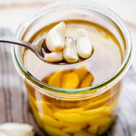 Homemade Garlic Confit and Garlic Oil. So versatile!