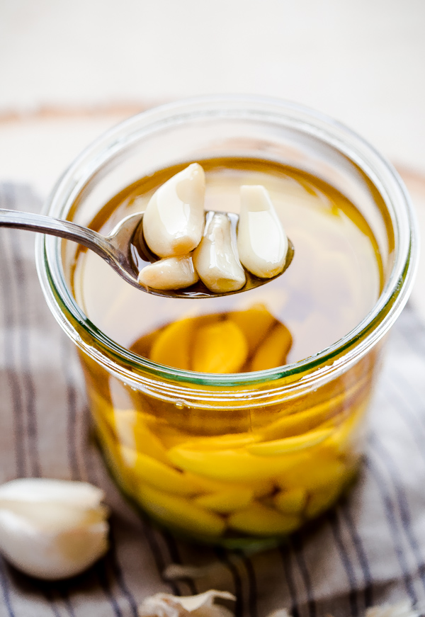 Garlic Confit in Garlic Oil