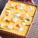 Spring Asparagus and Goat Cheese Quiche
