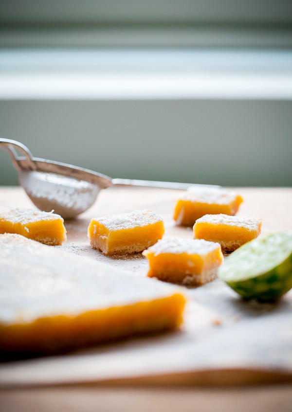 Four Citrus Coconut Shortbread Bars