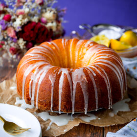 Lemon Pound Bundt Cake. This incredibly moist and delicious cake is the perfect dessert for Mother's Day!
