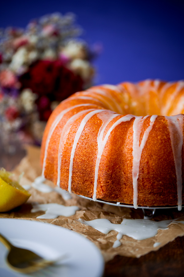 Lemon Pound Bundt Cake. This incredibly moist and delicious cake is the perfect dessert for Mother's Day!