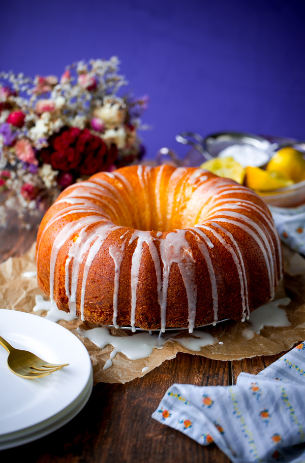 Mini Lemon Bundt Cakes with Lemon Icing - Wild Wild Whisk