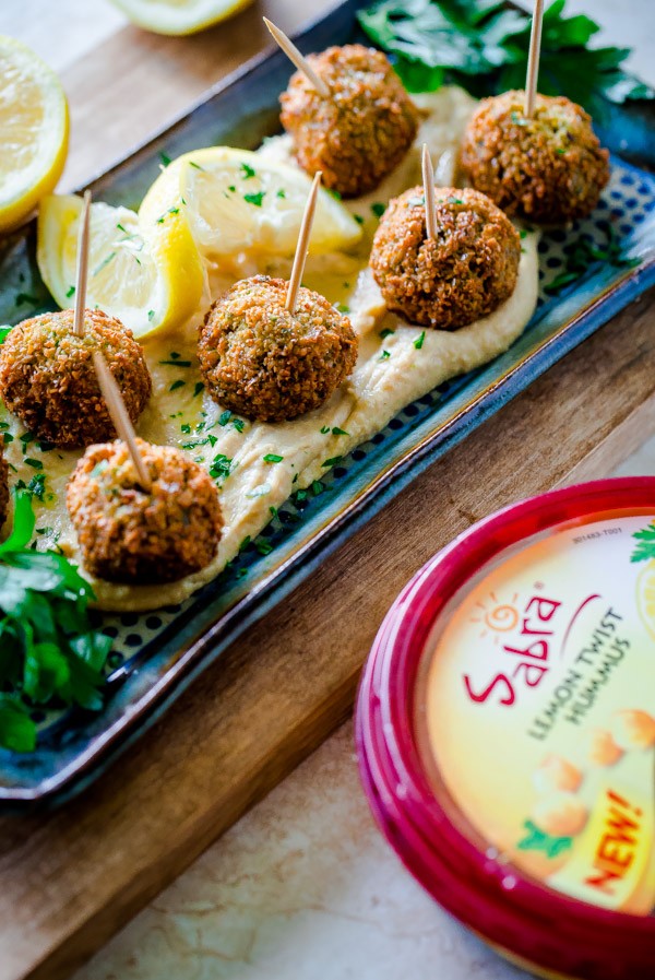 Mini Falafel Bites with Hummus