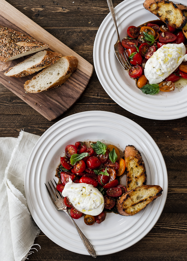 12 Delicious Burrata Recipes to Make This Summer! From pizza to salads, appetizers, and everything in between!