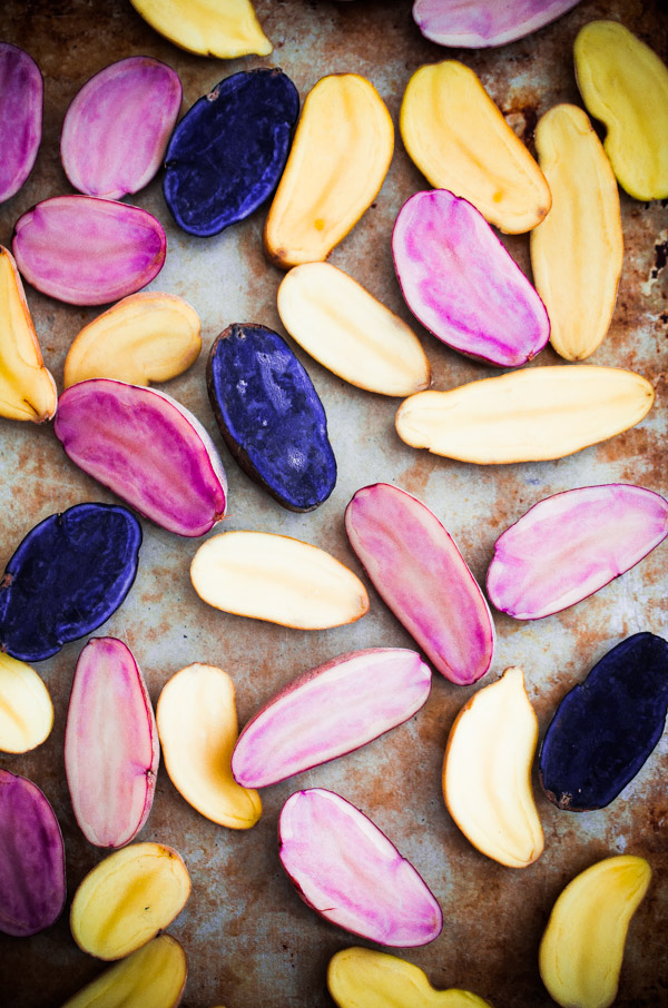 Colorful Fingerling Potatoes 