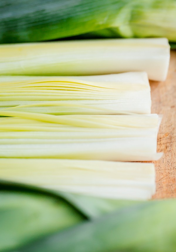 Halved Leeks