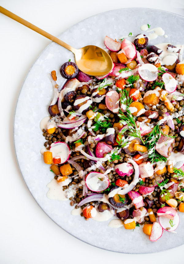 Lentil Tahini Wraps with Carrots and Broccoli