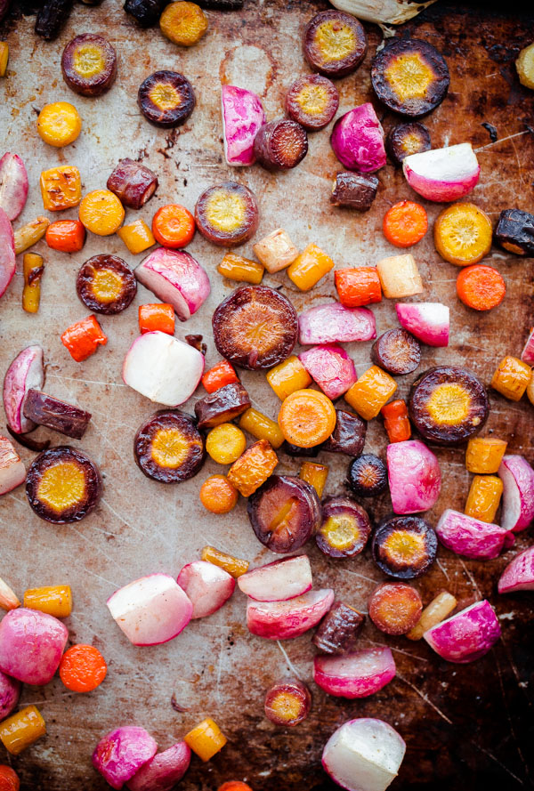 Roasted Rainbow Carrots