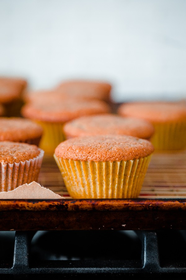 Roasted Raspberry Cupcakes