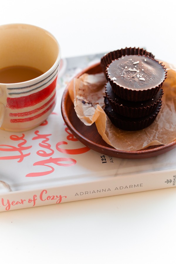 Homemade Cinnamon Almond Butter Chocolate Cups