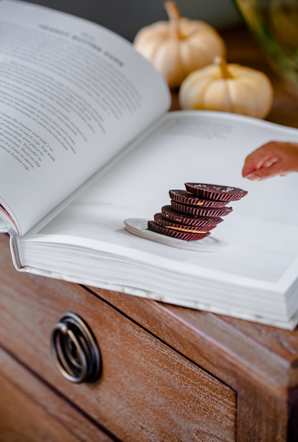 Homemade Cinnamon Almond Butter Chocolate Cups