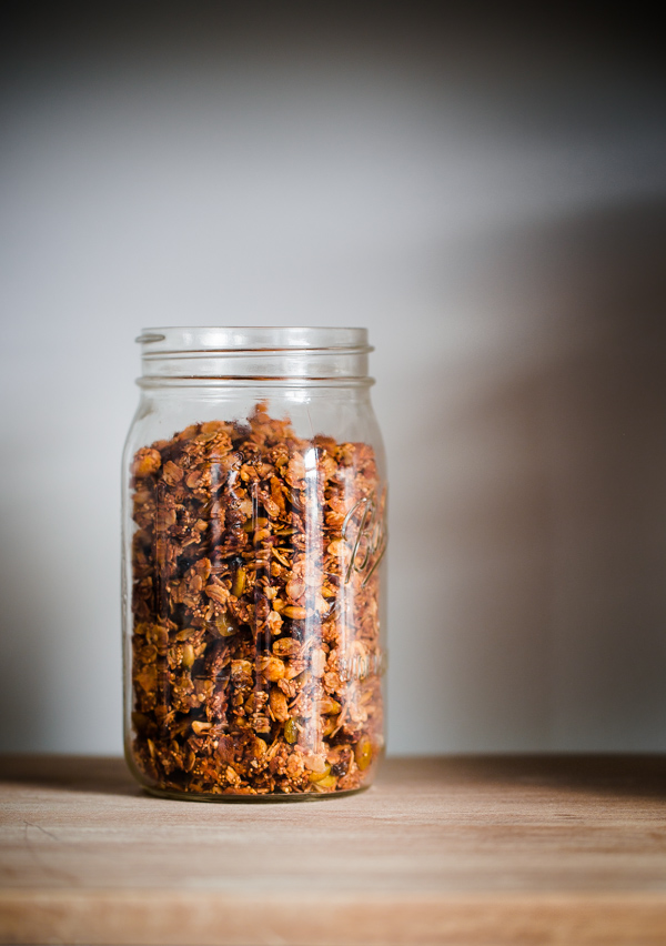 Mexican Granola with Cocao Nibs and Pumpkin Seeds