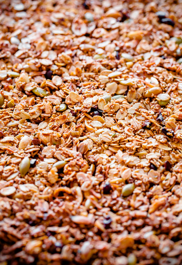 Mexican Granola with Cocao Nibs and Pumpkin Seeds