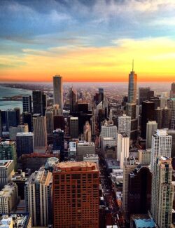 View from Hancock Building - Chicago