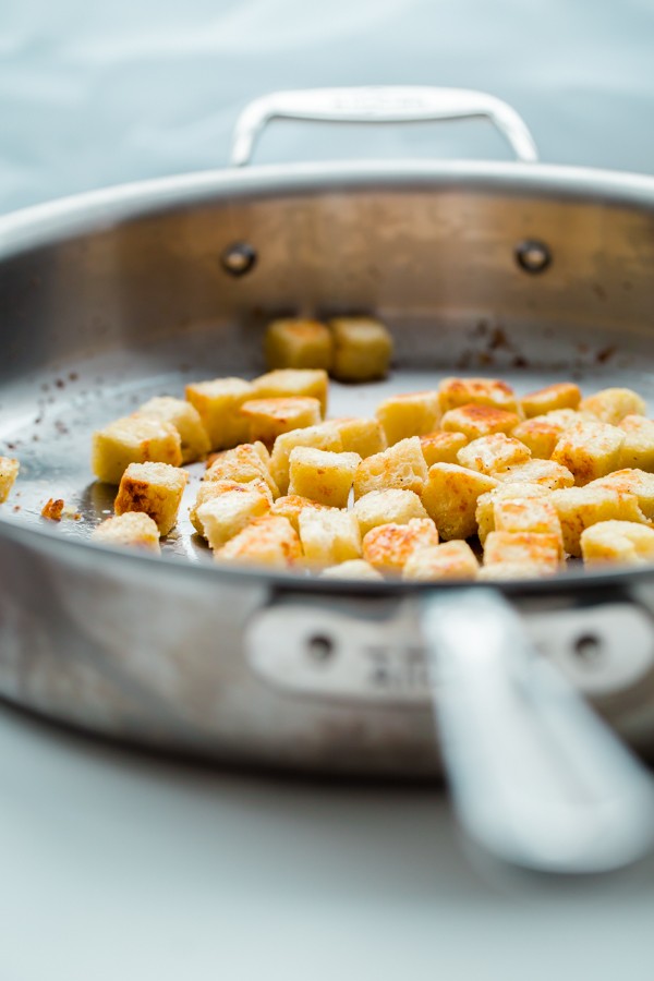 Homemade Sourdough Croutons