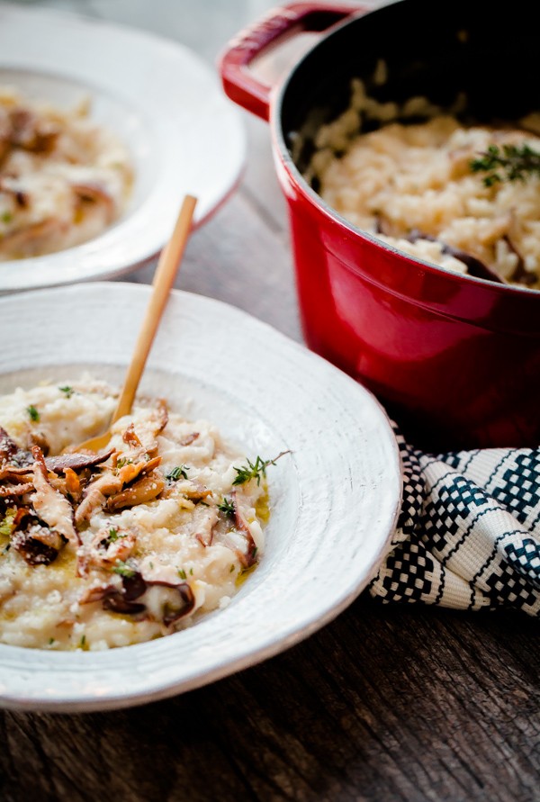 Easy No Stir Mushroom Risotto