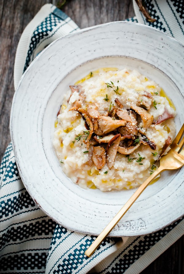 Easy No Stir Mushroom Risotto