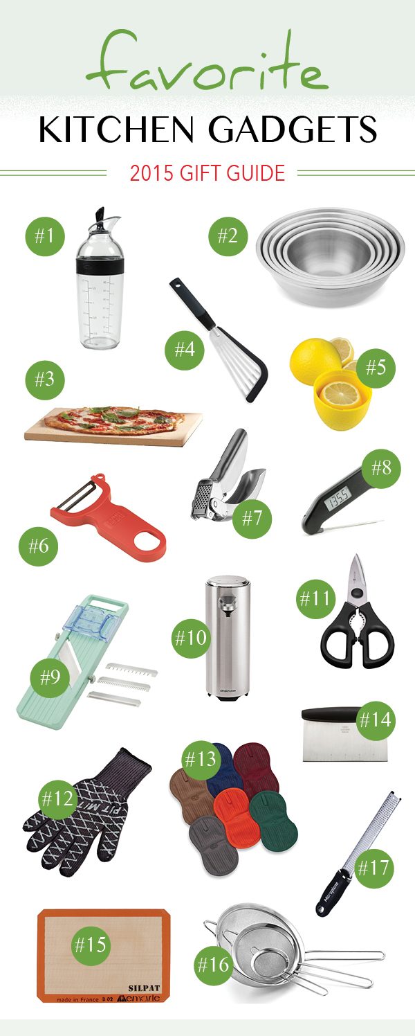 Favorite Kitchen Gadgets Gift Guide - 17 gift ideas for food lovers and home cooks!