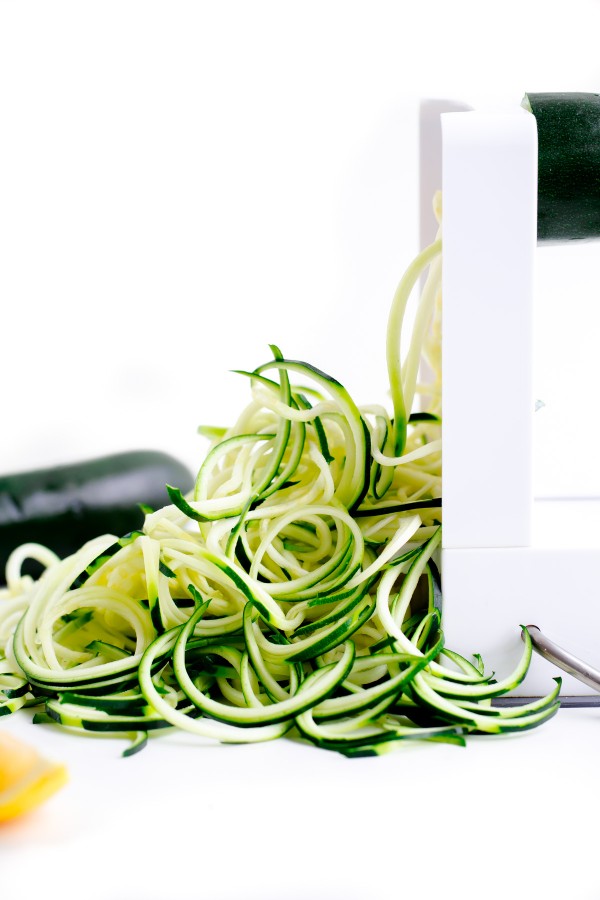 Inspiralizer with Zucchini