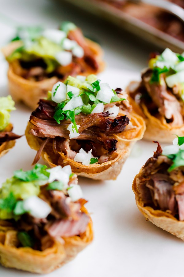 Slow Cooker Carnitas Taco Bites 