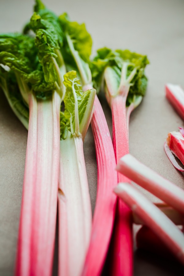 Fresh Rhubarb Stalks