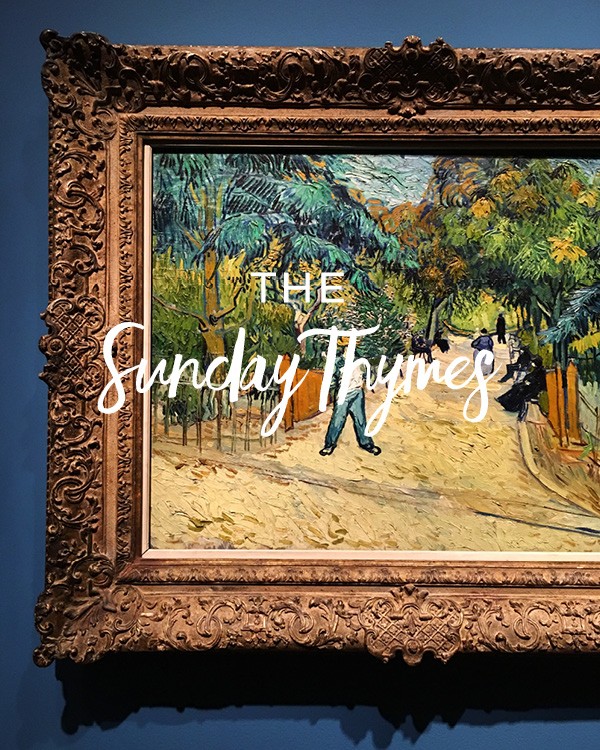 The Sunday Thymes - my favorite links from around the web!