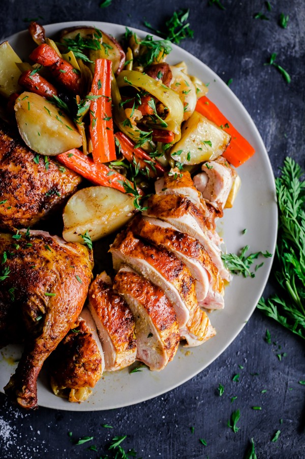 Middle Eastern Roast Chicken with Vegetables