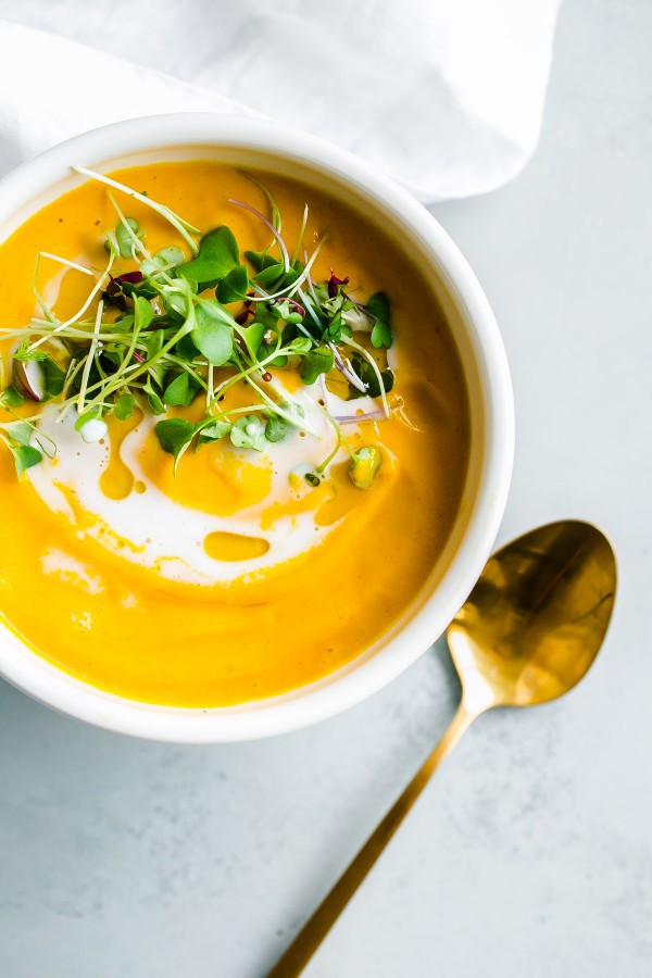 Vegan Garam Masala Carrot Soup Recipe