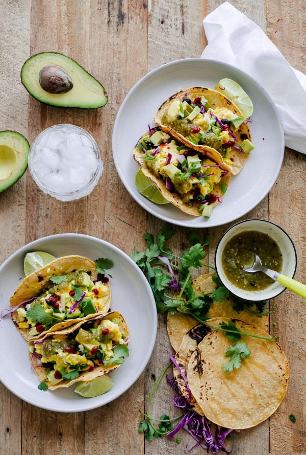 Vegetarian Breakfast Tacos A Beautiful Plate