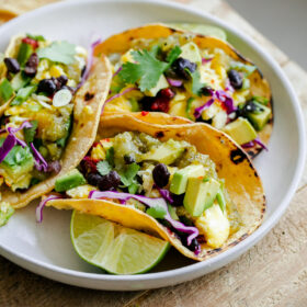 Vegetarian Breakfast Tacos