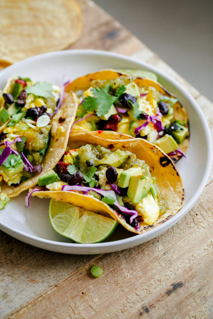 Vegetarian Breakfast Tacos