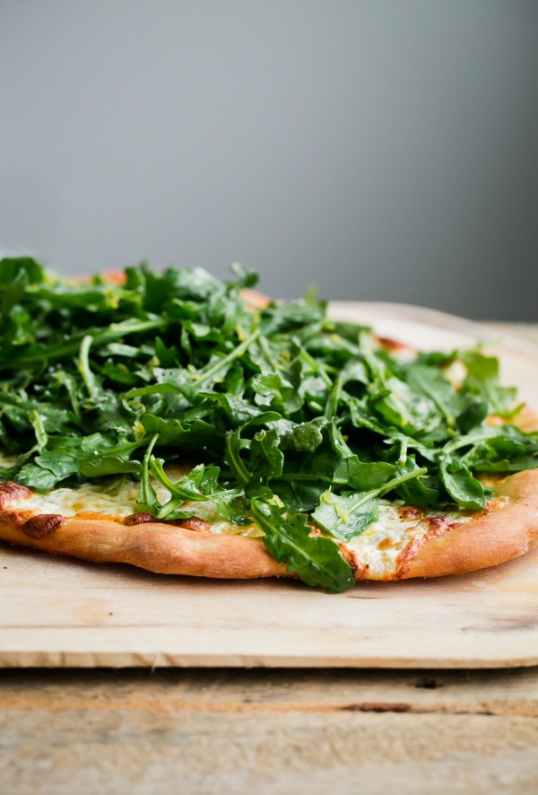 Lemon Truffle Arugula Pizza