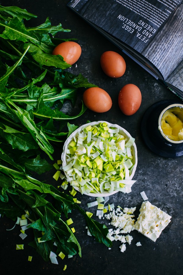 Dandelion Greens and Eggs