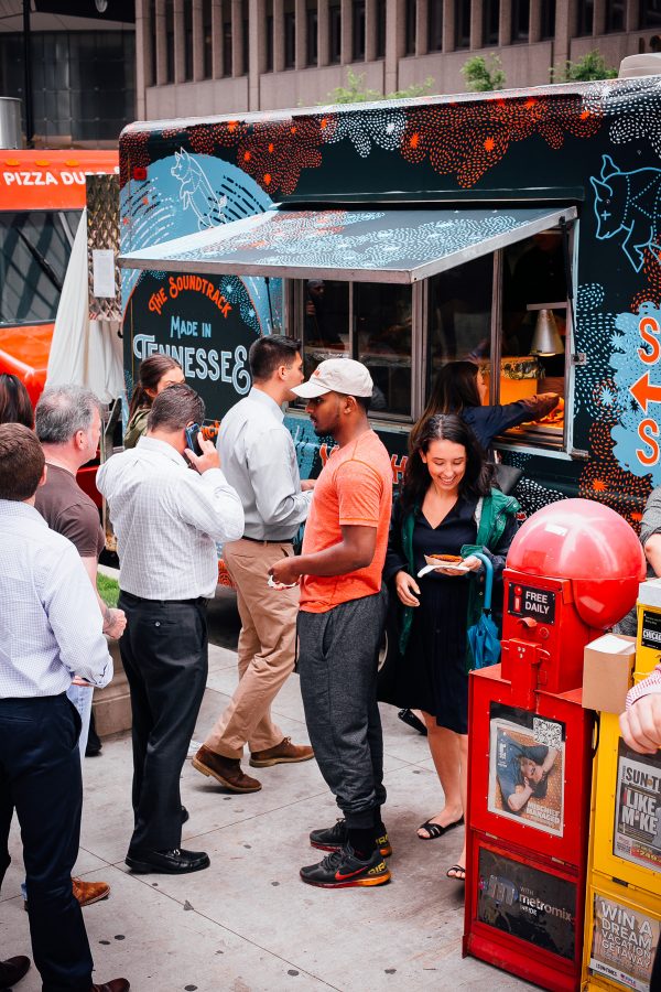 BBQ in the City. A taste of Tennessee culture and food in the heart of downtown Chicago!